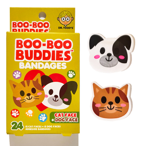 24PCS dễ thương Cat & Dog mặt băng dính cho trẻ em, phim hoạt hình động vật Viện trợ đầu tiên plasters - Product Image 1