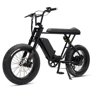 Produsen terbaik sepeda listrik 1000W 20 inci suspensi penuh baterai EBike 52v