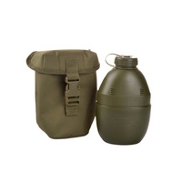 Bouteille d'eau en plastique de sécurité, gourde tactique en PE pour l'entraînement en extérieur, personnalisable OEM