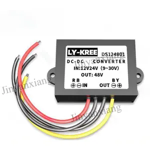 12V 24V to 48V 1A 1.5A voltage regulators to 48V dc/dc converter power supply module booster transformers large plastic