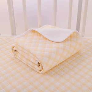Grand <span class=keywords><strong>matelas</strong></span> à <span class=keywords><strong>langer</strong></span> imperméable et lavable en coton pour bébé, protège-<span class=keywords><strong>matelas</strong></span> respirant et anti-fuite pour tout-petits - Product Image 4