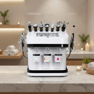 Máquina facial de dermoabrasión con agua 10 en 1 Desktop Black Pearl para limpieza profunda, rejuvenecimiento de la piel y antienvejecimiento. - Product Image 1