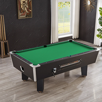 En stock table de billard à pièces de jeu commercial table de billard à jetons en ardoise table de billard à pièces de 7 pieds pour clubs centres commerciaux