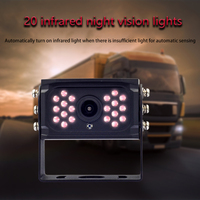 Caméra de bus à capteur AHDCD haute définition 12V Vision nocturne infrarouge inverse Vue arrière étanche avec 1 an de garantie