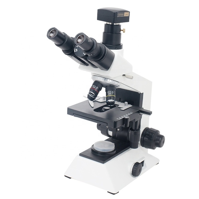 Ysenmed Binocular Video Microscope for Medical & Biological Labs-Auto Focus IP54 Rated External Display Supported