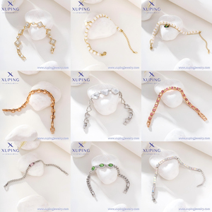 250721 XUPING Jewelry Collezione di Bracciali Multi Stile Placcati in Oro 14K 18K e Platino con Pietre Preziose per Ordini all'Ingrosso di Gioielli di Moda - Product Image 4