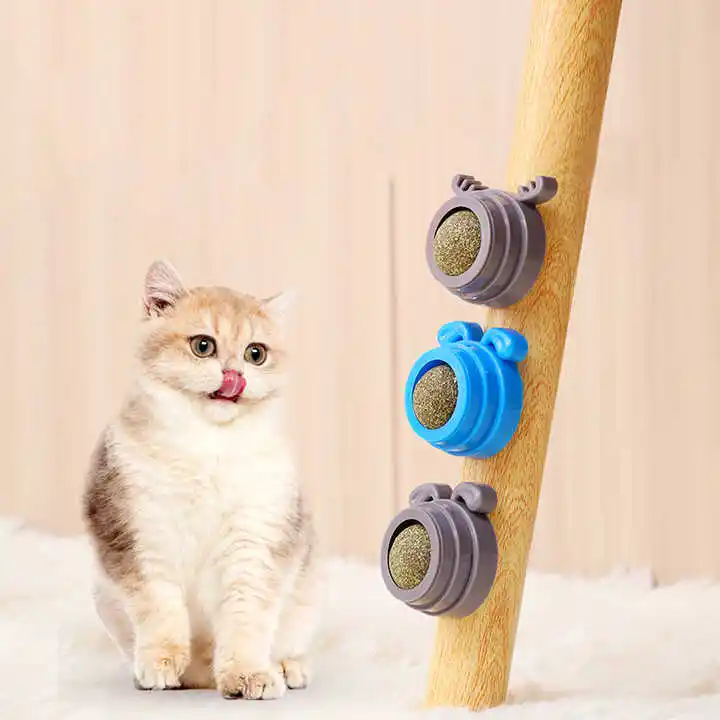 ペット製品猫のおもちゃキャットニップボール猫のためのキャットニップトイロリポップリラクゼーション猫キャットニップトイ