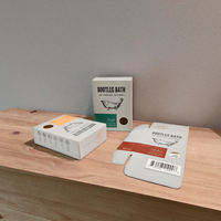 Boîte d'emballage de savon écologique personnalisée avec papier artistique, imperméable, biodégradable et recyclable, conception personnalisable OEM