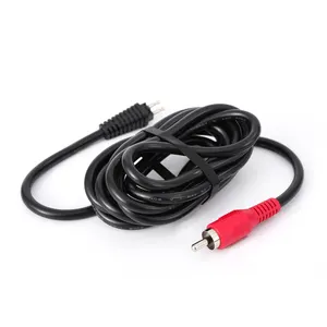 Custom UL2464 24 16AWG 2C RCA Plug Connection Harness 80 105 Degrees 300V ABS Non Shift PVC DC Power Cable Assembly Manufacturer