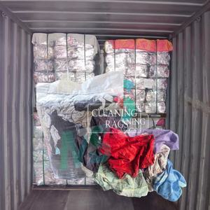 Trapos Industriales de Algodón de Colores para Limpieza, Trapos de Camiseta Industriales - Product Image 1