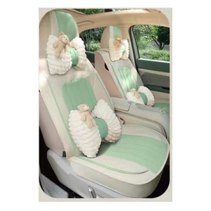 Lulu ชุดหุ้มเบาะรถยนต์หนังแท้สำหรับเด็กผู้หญิงแบบเต็มชุดสีชมพูสำหรับ Es350ดอดจ์นาวาราเรโนลต์ลต์ลต์ลต์ลต์ลต์สเชค EcoSport - Product Image 5