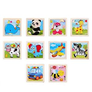 Kit de Rompecabezas de Animales de Madera Creativo, Juguete Educativo para Edades de 8 a 13 Años con Menos de 50 Piezas para Mejorar las Habilidades Creativas de los Niños - Product Image 1