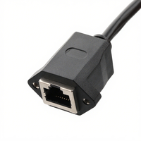 UL2835 24AWG 4 paires de câbles Ethernet RJ45 blindés STP noirs conducteurs en cuivre isolés en PVC pour applications électroniques