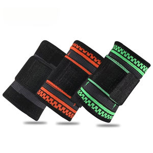 工厂可调节尼龙腕带压缩运动护具弹性护腕适合男士女士健身高尔夫网球 - Product Image 5