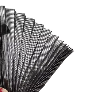 Moustiquaire de fenêtre invisible pliable en polyester, sans rail, style accordéon - Product Image 6