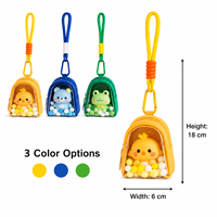 Sac de rangement mini clés de haute qualité en PVC transparent avec sangles, boîte surprise tendance, porte-monnaie et porte-clés de voiture, cadeau