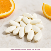 Tablet Kunyah Multivitamin Dewasa Harian 60 Tablet dengan Vitamin C, Vitamin E, Niacinamide, Seng, Pendukung Imunitas dan Energi