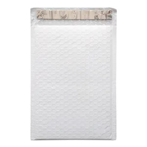 Jinya Factory Poly Bubble Envelope Shipping Bags With Bubble White Poly Matte Bubble Envelope Shipping Bag