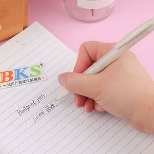 Environmentally Friendly Wheat Straw Material <b>Ballpoint</b> <b>Pens</b> with Custom Logo Multi Color Writing <b>Pen</b> - Product Image 6