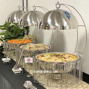 Set Perlengkapan Prasmanan Mewah Timur Tengah untuk Hotpot Ramadan, Penghangat Makanan, dan Hidangan Prasmanan - Product Image 5