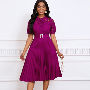 knee length dresses for ladies Women's Short Elegant Casual Dress
