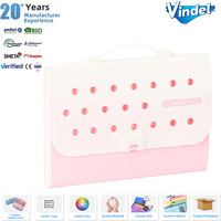 Organisateur de documents à grande capacité avec 13 pochettes, poignée rétractable, dossier extensible A4, sac de rangement pour papeterie, classeur accordéon pour le bureau