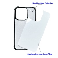 Couverture de téléphone portable antichoc 2d Transparent Sublimation coque de téléphone vierge pour Iphone 12 13 15 14 Pro Max
