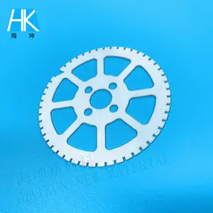 Manufacturer 96% alumina zirconia ceramic Laser cutting wear-resistant gear with slot disc