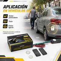 Inmovilizador de Coche Antirrobo con Relé Inalámbrico, Corte de Combustible, Bloqueo de Motor, Alarma de Seguridad para Automóvil