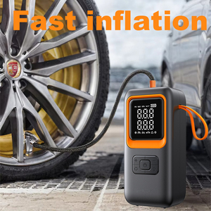 Compresseur d'air <span class=keywords><strong>sans</strong></span> fil à charge rapide, gonfleur de pneus pour voiture et vélo, affichage en temps réel, <span class=keywords><strong>pompe</strong></span> à pneus, 4000 mAh, compresseur d'air portable pour voiture - Product Image 2