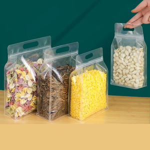 PEAK品牌食品级透明防潮200微米厚平底磨砂自封袋可重复封口 - Product Image 4