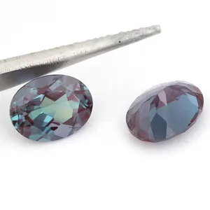 कस्टम आकार alexandrite पत्थर कीमतों के लिए 18K सोना मढ़वाया महिलाओं लटकन गहने