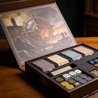 Fabricant professionnel de jeux de société sur mesure, impression OEM de jeux de société avec boîtes, cartes et jetons personnalisés