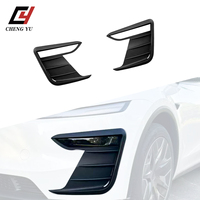 Garniture de protection de phare antibrouillard style Thunder pour Tesla Model Y/YL (version améliorée)