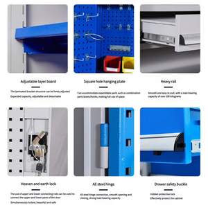 Armoire à outils en fer robuste GGlobal, double porte épaissie, rangement multifonctionnel avec 4 tiroirs, provenant de Guangdong, Chine - Product Image 3