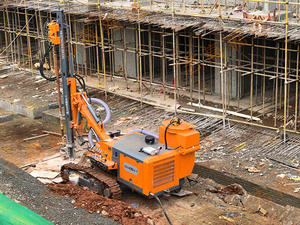 Máy khoan đá lắp trên máy xúc thủy lực điện, thiết bị xây dựng di động để khoan giếng - Product Image 4