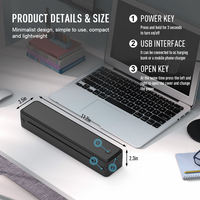 Imprimante thermique portable A4 sans fil Uyin U8 de fabrication chinoise à prix coûtant, mini imprimante A4 sans encre