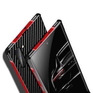 Khung kim loại + Carbon Fiber Cover Quay Lại đối Với Samsung Galaxy Lưu Ý 10 +/Lưu Ý 10 Pro - Product Image 5