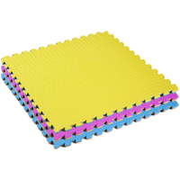 Matras Busa EVA Ukuran 100cmx100cm Tebal 2 3 4 cm Interlocking Taekwondo Tatami Puzzle Lantai