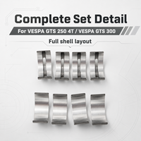 Entretoise de bielle de vilebrequin, coque de roulement, coussinet pour VESPA GTS 250 4T, VESPA GTS 300, Longjia Vmax300