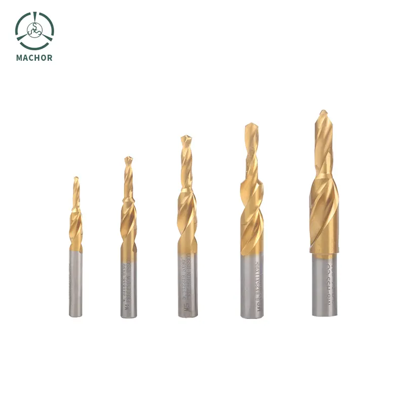 Customized Best Selling Solid Carbide Straight Shank Step Drill High Quality Step Drill Bit For Metal