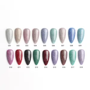 KNC Großhandel Disco Gel Polish Nagel liefert Salon Schönheit MOQ benutzer definierte Logo LED UV-Gel einweichen