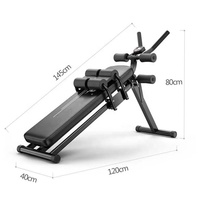 Banc d'assise réglable multifonctionnel pliable AB machine d'exercice Gym équipement de Fitness à domicile en gros