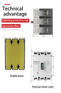 Disjoncteurs automatiques miniatures à boîtier moulé 3P 4P à réenclenchement automatique, capacité de coupure 35kA, tension nominale 400V, vente chaude - Product Image 3
