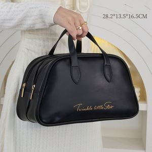 Travel Accessories Customized Pu Makeup <b>Bag</b> with Waterproof Compartments Skincare Storage <b>Toiletry</b> Wash <b>Bag</b> Cosmetic Pouch - Product Image 6