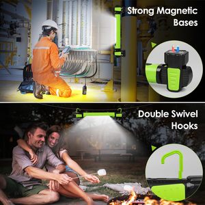 Rechargeable Work <b>Light</b> With 1200 LM Magnetic Underhood for Car Repairing/Inspection/Garage/<b>Workshop</b>/Emergency Round - Product Image 6