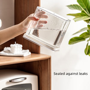 棚が付いている壁に取り付けられたパントリー組織積み重ね可能な気密食品シリアル容器 - Product Image 4