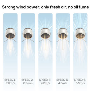 Hotte aspirante portable Dopapod G10, puissante, 5 vitesses, de bureau, faible bruit, avec bac de ré<span class=keywords><strong>cup</strong></span>ération d'huile - Product Image 4