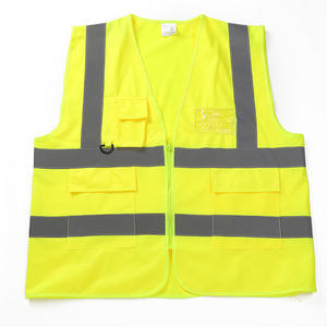 سترة عاكسة عالية الوضوح للعمل والسلامة، مقاومة للماء، مصنوعة من القطن والنايلون والبوليستر - Product Image 2