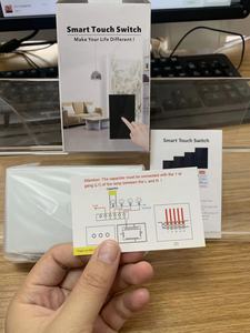 Smart Life – design de maison américain wi-fi prise tuya 1 gang 2 gang type 120 panneau de verre mural interrupteur tactile - Product Image 6